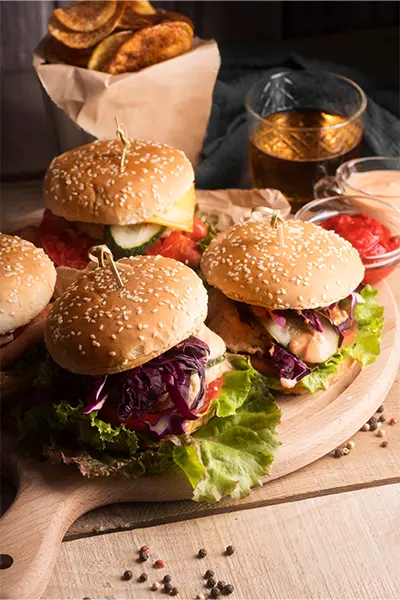 Sandwiches-Burgers1 food truck menu in Minnesota